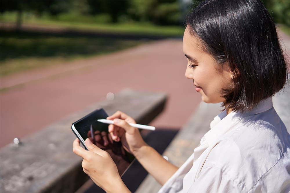 スマホでも学習できる