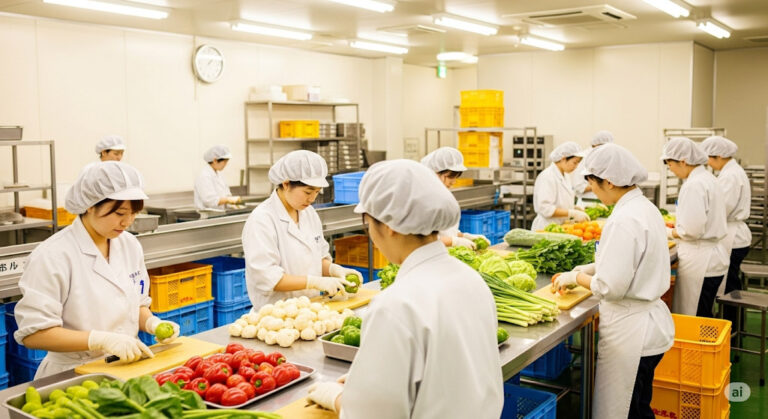 食品製造の現場