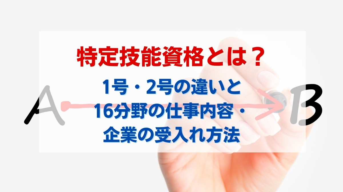 特定技能 資格
