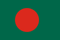 Indonasian バングラデシュの国旗